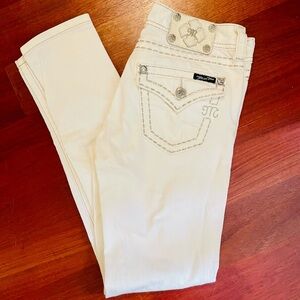Miss Me White Skinny Jeans - Sz 26